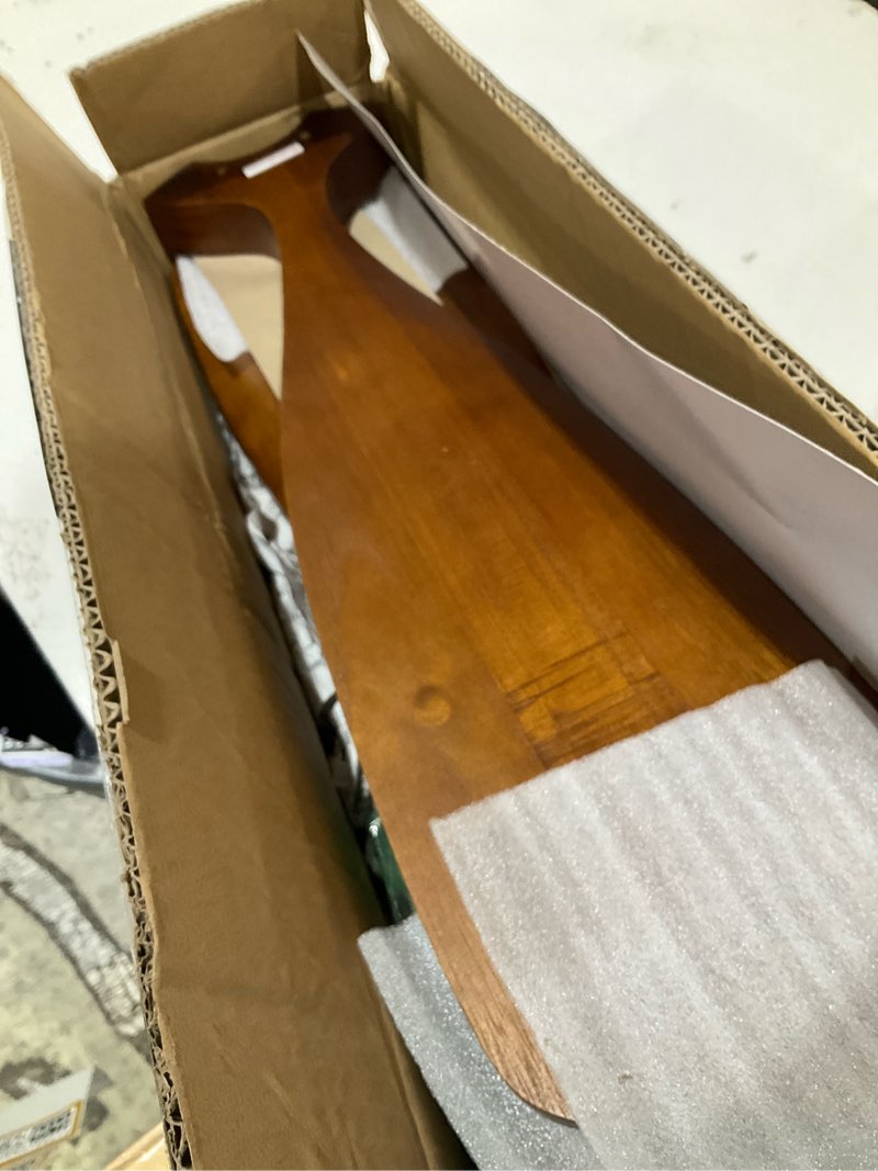 Condition photo showing As Is for wooden fan blades set of 3
