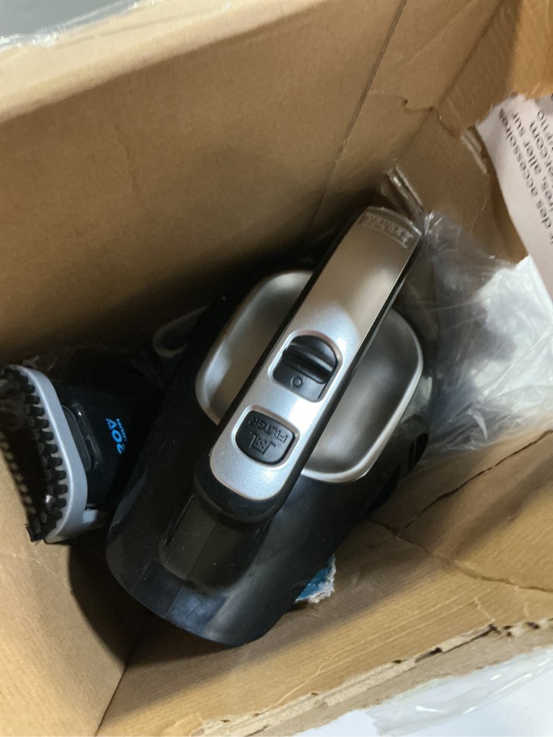 Condition photo showing As Is for BLACK+DECKER dustbuster AdvancedClean Cordless Handheld Vacuum, Home and Car Vacuum (BDH2000L)