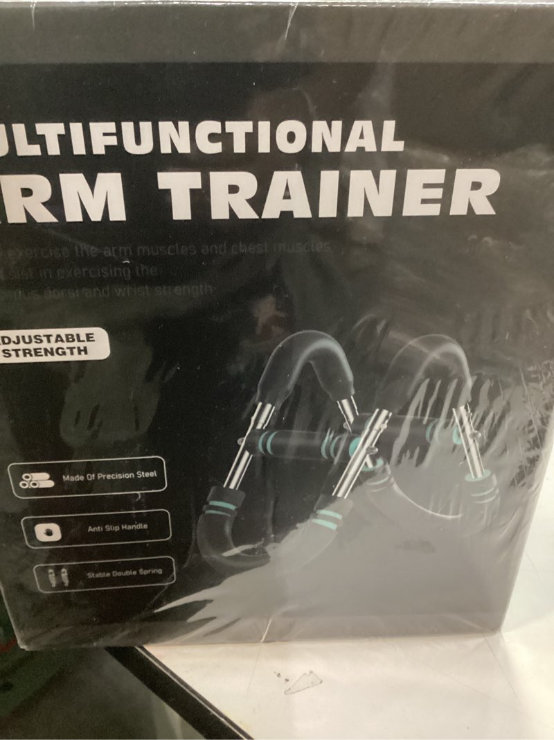 Condition photo showing New/Like New for Twister Arm Trainer, 40-100lb Adjustable Arm Trainer for Men, Arm Trainer with Chest Workout Equipment, Forearm Triceps Chest Enhanced Exercise Strengthener, Portable Gym Home Fitness Equipment Blue