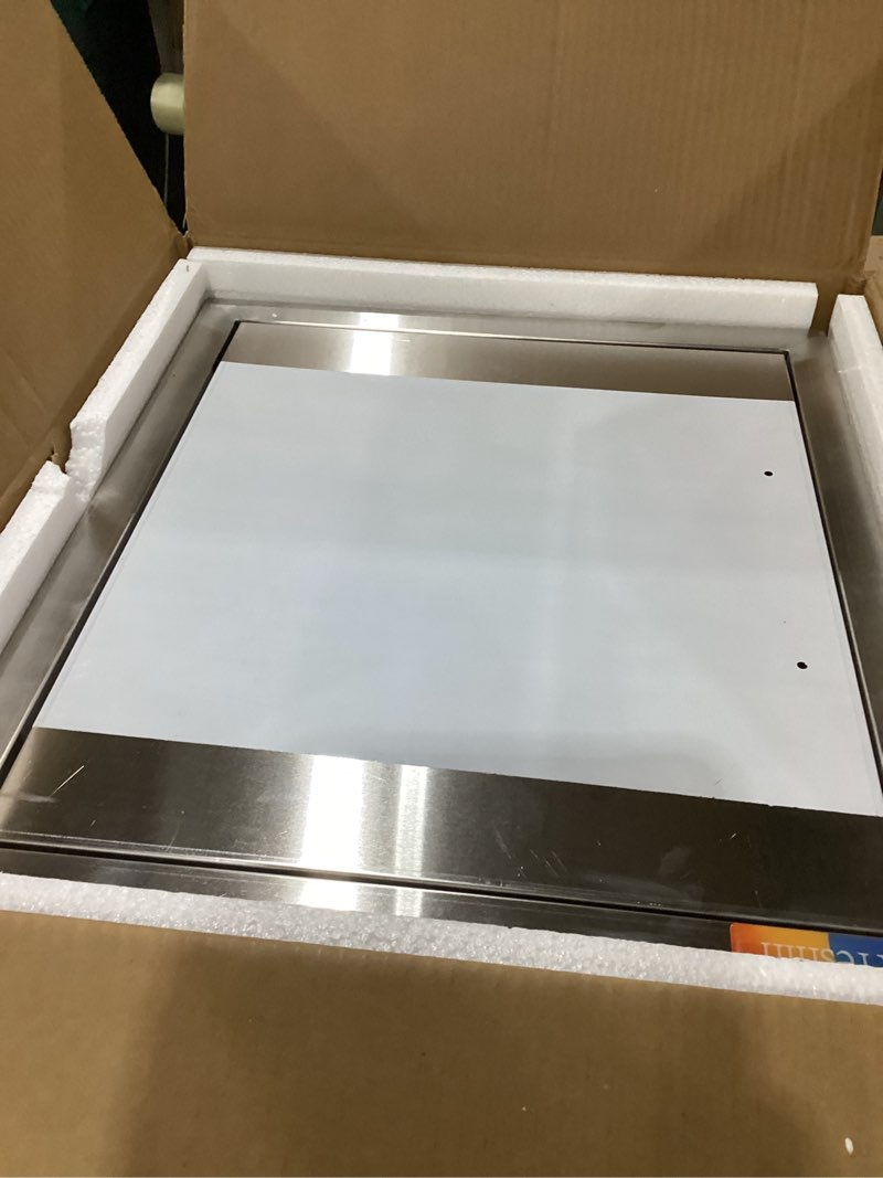 Condition photo showing New/Like New for treshin outdoor kitchen doors 18" w x 20" h - stainless steel single door with magnetic closure, durable and easy to clean bbq access door - perfect for outdoor kitchens, bbq islands 18w×20h single door