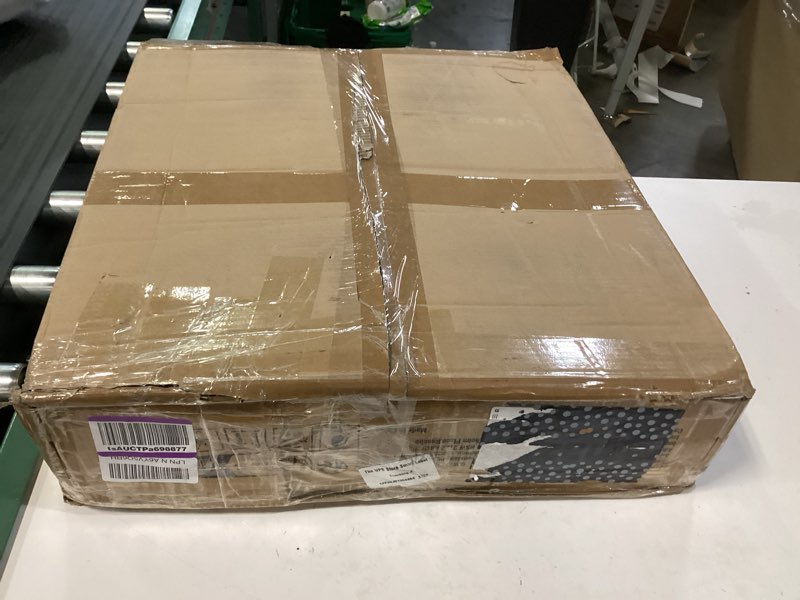 Condition photo showing New/Like New for vevor fence post anchor, 8 pack 4 x 4 inches outer diameter (inner diameter 3.5 x3.5 inches) ground spike 24", metal black powder coated post stake ground, for mailbox deck garden railing 24 x 4 x 4 inches 8