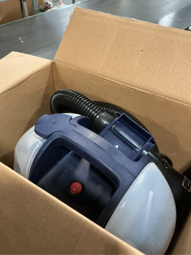 Condition photo showing As Is for BISSELL Little Green Mini Corded Portable Carpet Cleaner 4064T - 4" Cleaning Path Dark Blue