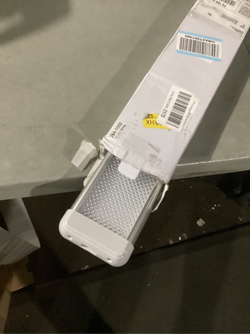 Condition photo showing As Is for Raycharm RV Cargo Van Interior Area Lighting, 41.8" x 3.9" Aluminum Housing, 6000K Cool-White Large Spaces Illuminating, High-Output Low Ampere Draw, Built-in On/Off Rocker Switch, 12V-24V DC, 1-Pack