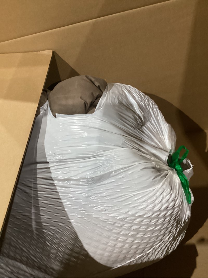 Condition photo showing As Is for JOLLYVOGUE Queen Comforter Set, Ultra-Soft Bed in a Bag Queen Size 7 Pieces, Oeko-TEX Certified Bedding Set with Down Alternative Comforter, Sheets, Pillowcases & Shams, Brown Brown QUEEN(88"*88")