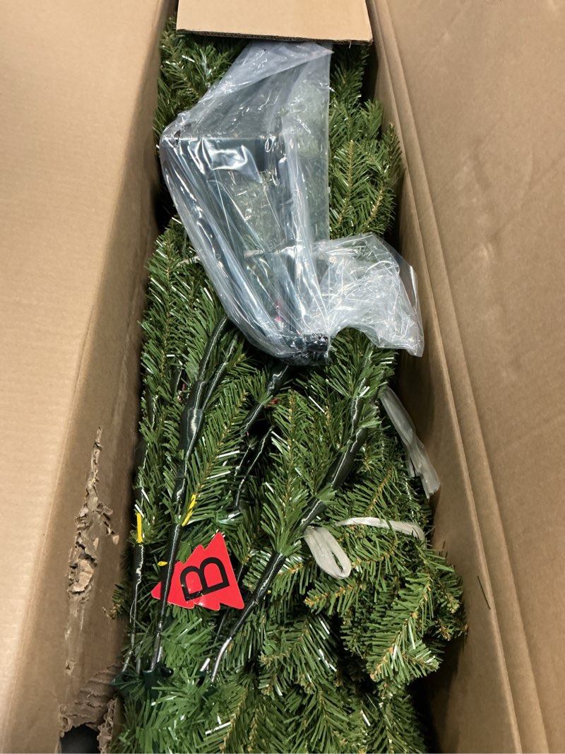 Condition photo showing Good Condition for 6ft unlit christmas tree green, dunhill fir artificial tree with 1430 pvc branch tips, realistic full shape, foldable metal stand for indoor home, office & holiday decoration green 6ft