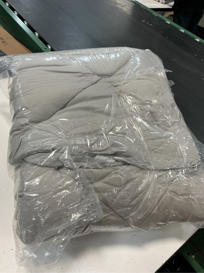 Condition photo showing As Is for cot mattress pad (improved thickness) quilted cot pads for camping, sleeping mattress topper 30" x 75" for camp/rv bunk/narrow twin beds gray