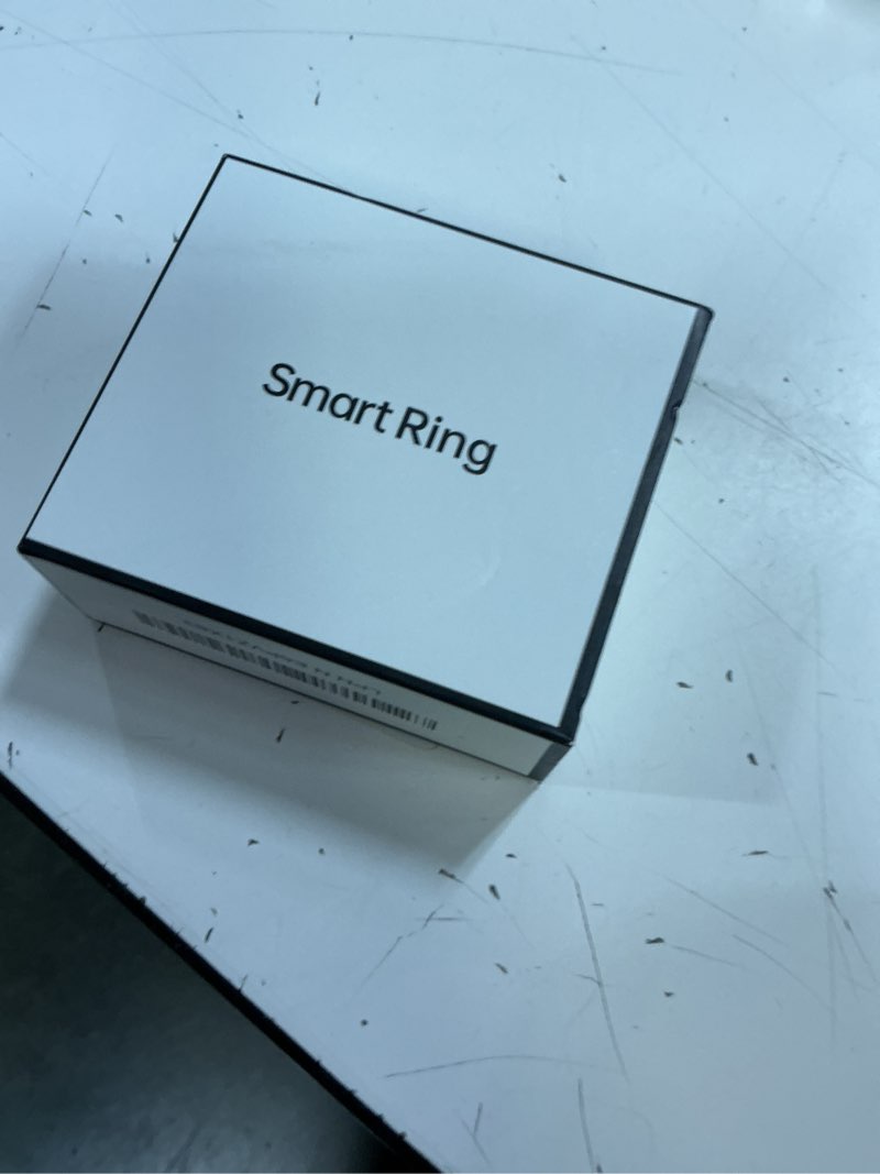 Condition photo showing New/Like New for biemha ip68 waterproof smart ring - fitness & health tracker with sleep/exercise monitoring, unisex for women men, ios & android compatible, long lasting battery life, no subscription (silver, 8) silver 8