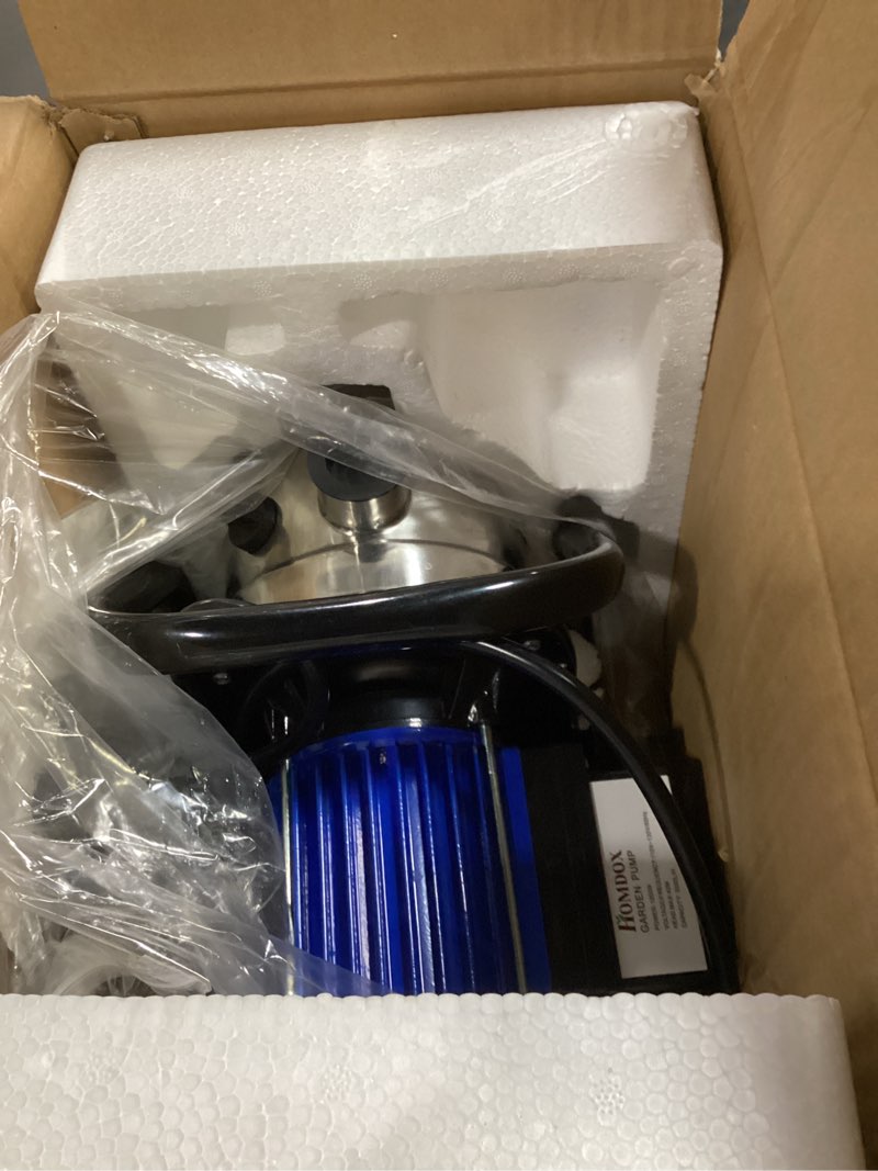 Condition photo showing Good Condition for homdox sump pump 1.6hp 1200w stainless water pump for pool draining, water pressure booster pump for home, pool drain pump for pond hot tub pump to drain water