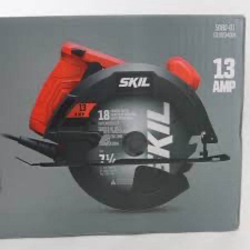 skil circular saw 13 amp corded 7.25 in 18 tooth carbide blade spindle 5080-01
