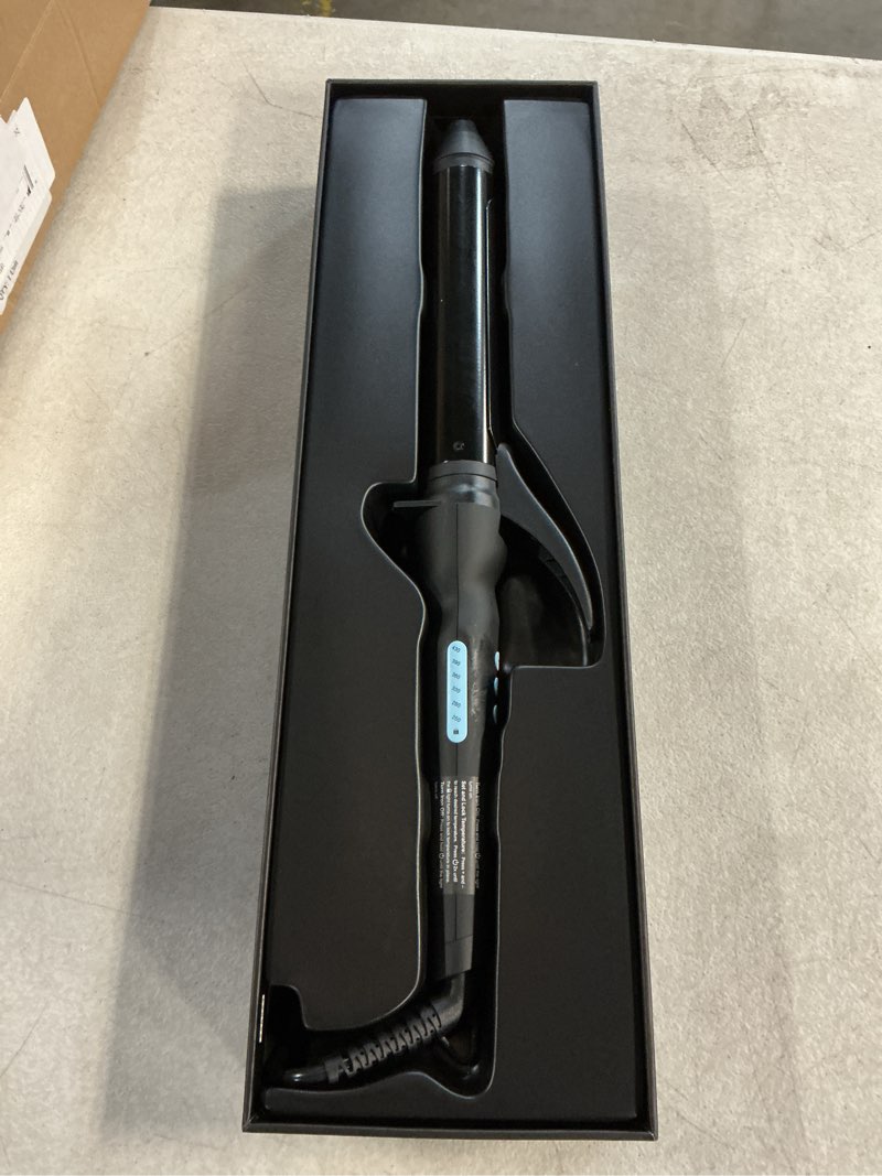Condition photo showing Good Condition for bio ionic long barrel styler  1.5  curling iron  curling wand  adjustable heat  hair curler