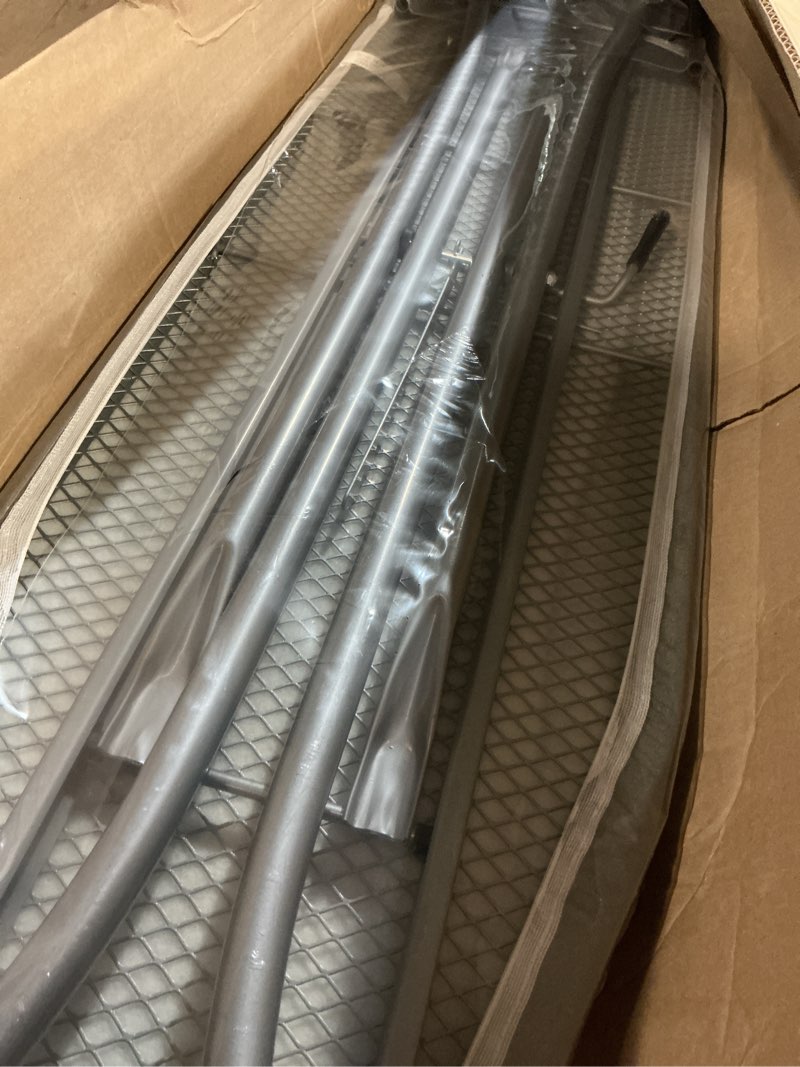 Condition photo showing Good Condition for ironing board, heat resistant cover iron board with steam rest, non-slip foldable ironing stand. heavy sturdy metal frame legs iron stand(13 * 34 * 53 inches) (silver gray)
