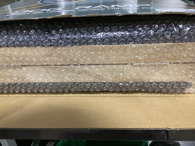 Condition photo showing New/Like New for Adjustable Dog Ramp for Bed, 40.5 Inch Long Foldable Solid Wood Pet Ramp for Dogs and Cats, 10 to 24 Inch Height, Non Slip Surface