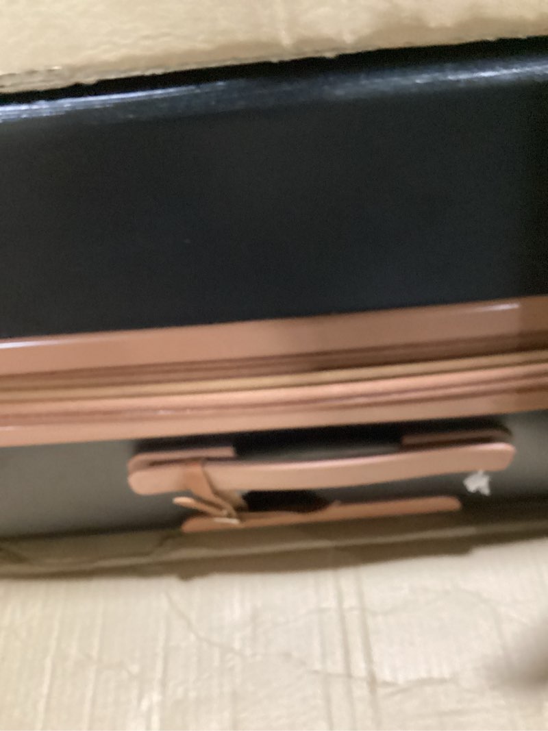Condition photo showing Good Condition for 3 piece luggage set, 21/25/29 inch expandable luggage sets with spinner wheels, abs+pc hardshell suitcases, suitcase set with ykk zipper, tsa lock & 3 tags black