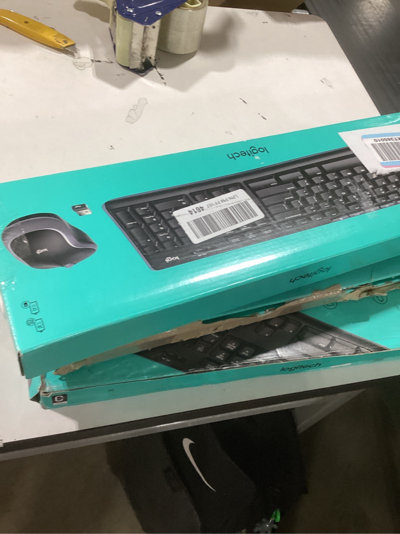 Condition photo showing Good Condition for Logitech MK270 Wireless Keyboard and Mouse Combo for Windows, 2.4 GHz, 8 Multimedia Keys, PC, Laptop, Wireless Keyboard Compact Mouse Combo - Black Black 1 Pack Combo