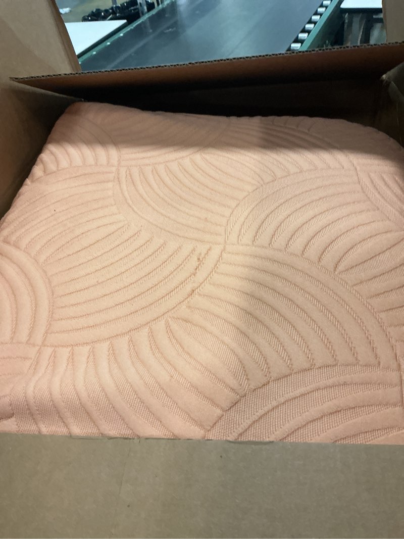 Condition photo showing Good Condition for Delta Children Summer Breeze Mattress - Breathable Baby Crib & Toddler Mattress with Cloud Core - Machine Washable Cover - GREENGUARD Gold – Waterproof - Sustainably Sourced Core, Apricot/White Summer Crib Mattress