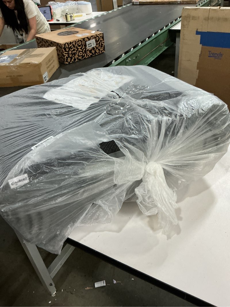 Condition photo showing Good Condition for 3Pcs Wedge Pillow Set for After Surgery,Acid Reflux Relief, Adjustable Bed Wedge Pillows for Sleeping,Anti Snore, Memory Foam Triangle Pillow for Back&Neck&Shoulder Pain Relief, Plush Grey Plush Grey 12 IN+1 Head pillow