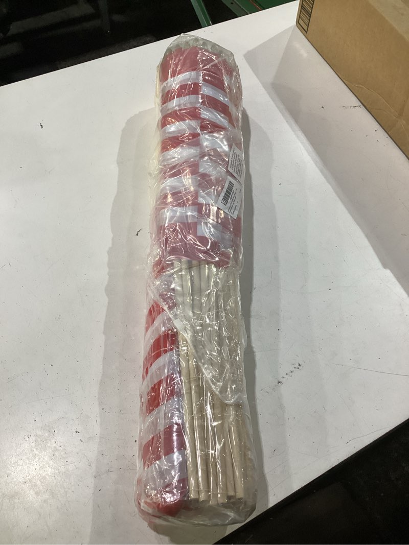 Condition photo showing Good Condition for shimeyao 70 pack usa stick flags 12 x 18 inch small flag, 250th anniversary flags with wooden pole spear tip for yard garden lawn memorial day 4th of july independence day decoration