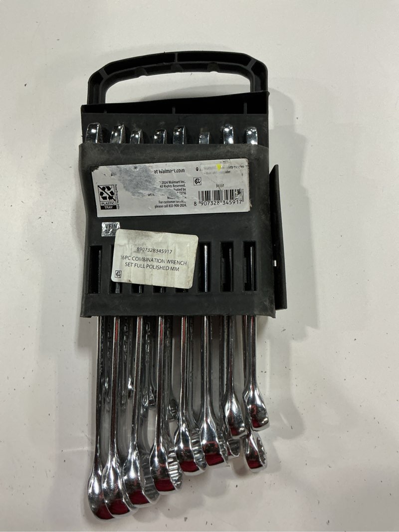 Condition photo showing Good Condition for hyper tough 16-piece metric combination wrench tool set  hand tools