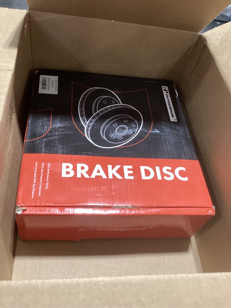 Condition photo showing Good Condition for a-premium 12.99 inch (330 mm) rear vented disc brake rotors compatible with mercedes-benz models - gle300d, gle350, gle350d, gle400, gle550e, gle43 amg, gle450 amg, ml250, ml350, 2-pc set