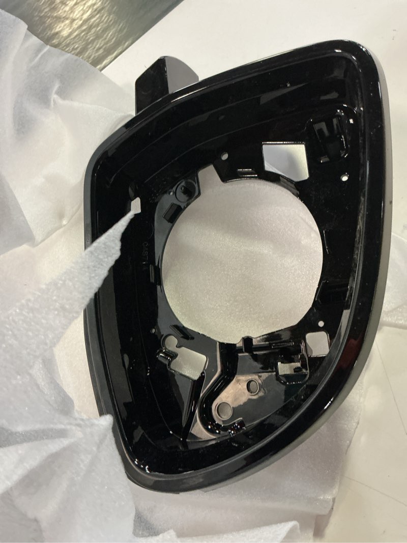 Condition photo showing Good Condition for jaronx compatible with bmw side mirror housing frame x3 g01 2018-2024/x4 g02 2019-2023/x5 g05 2019-2024/x6 g06 2020-2024/x7 g07 2019-2024, right side mirror cover supporting ring for bmw 51167468242 right mirror frame