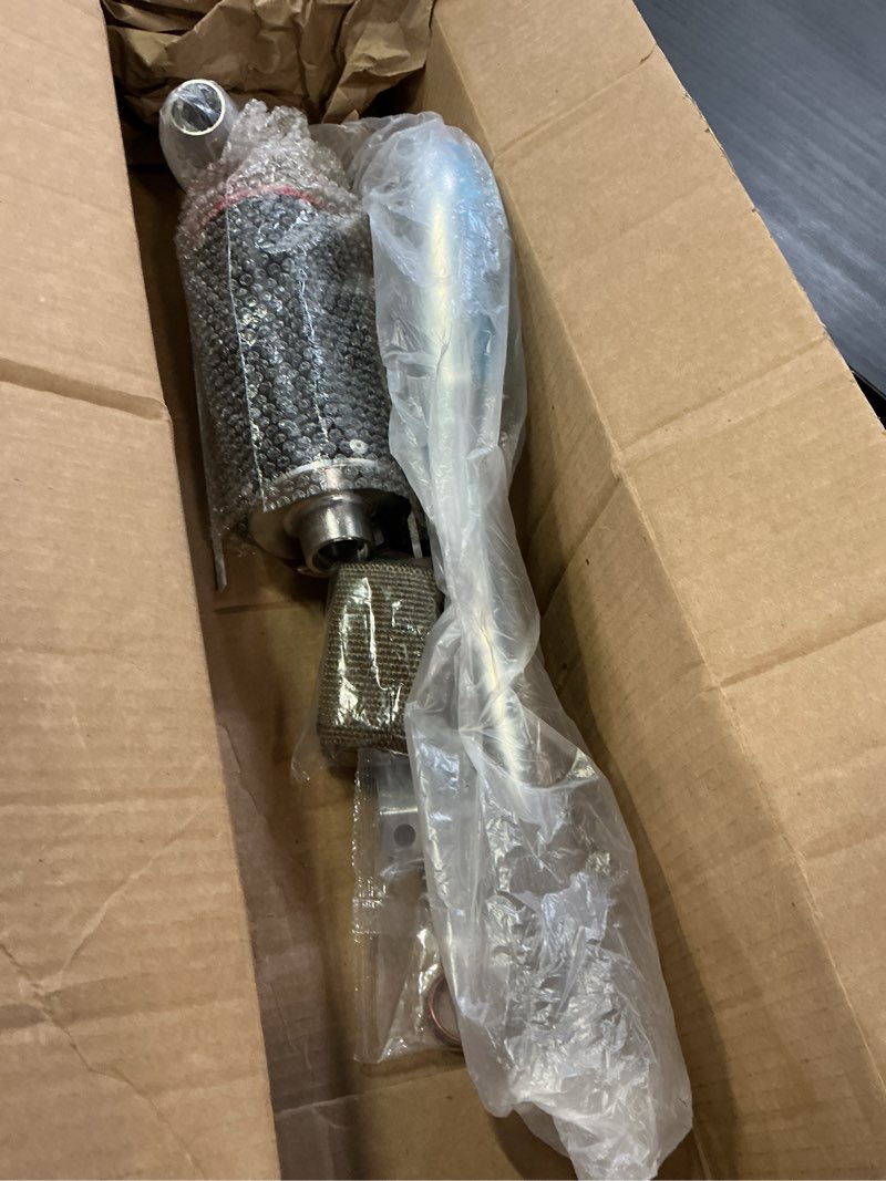 Condition photo showing Good Condition for grehua 28mm exhaust muffler with heat wrap compatible with 50cc 70cc 90cc 110cc 125cc crf50 crf70 xr50 ssr110 ssr125 taotao db10 db14 baja xpro apollo rocketa ttr sdg coolster pit dirt bike parts a-red