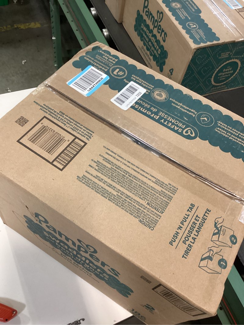 Condition photo showing New/Like New for Pampers Baby Diapers - Swaddlers - Size 2, 186 Count, Ultra Absorbent Disposable Infant Diaper