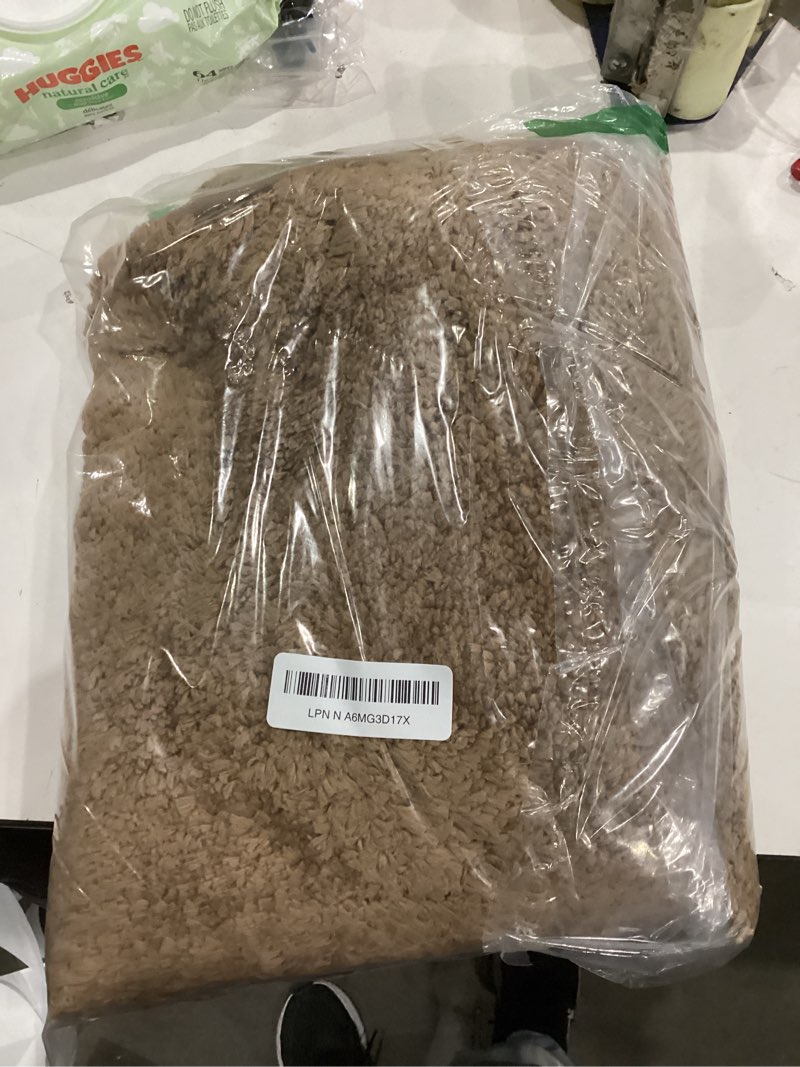 Condition photo showing Good Condition for LOCHAS Bathroom Rug 36x24 Inch, Soft Thick Absorbent Microfiber Bath Rugs for Bathroom, Machine Washable, Shaggy Plush Non Slip Bath Mat for Tub, Shower Floor, Quick Dry Mats, Light Brown Light Brown 36x24 inch (Rectangular)