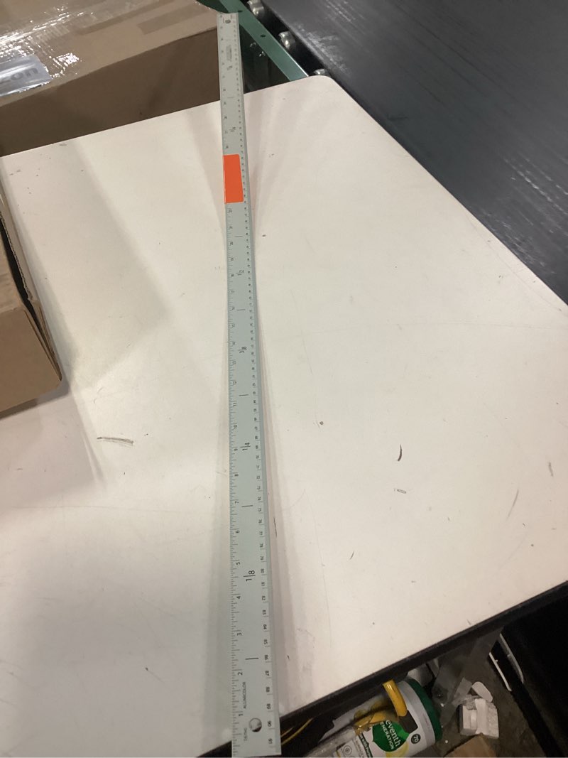 Condition photo showing Good Condition for Alumicolor 36 Inch Aluminum Metal Yardstick for Art, Craft, Sewing and Quilting, Silver