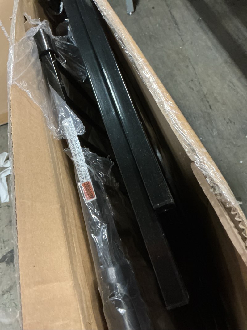 Condition photo showing As Is for Extra Wide Baby Gate Black 62-67 Inch Wide Pressure Mounted Auto Close Child Safety Gate Long Dog Gate for House Doorways