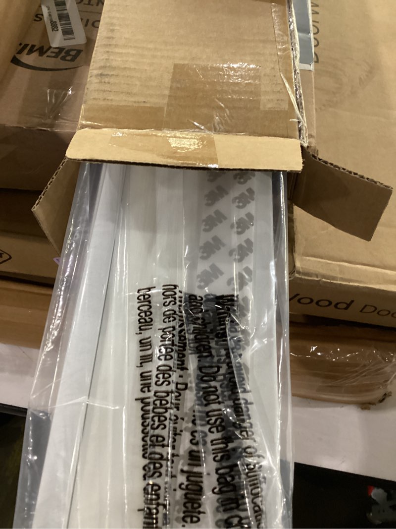 Condition photo showing Good Condition for lazblinds cordless cellular shades, no tools no drill light filtering honeycomb shades pleated blinds for windows, 28'' w x 48'' h, white light filtering-white 28'' w × 48'' h