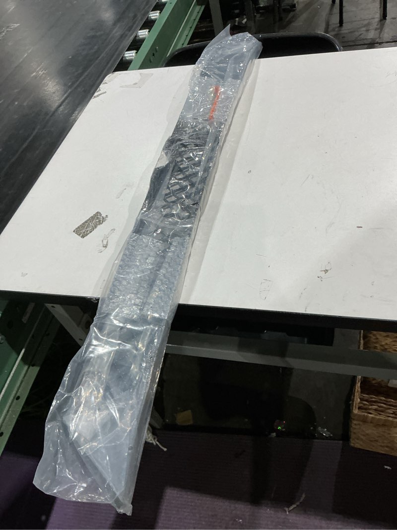 Condition photo showing Good Condition for fit 2025 2026 tesla model y juniper accessories front grill mesh grille grid inserts air inlet vent grille cover replacement with removable mesh (abs bright black, upgrade detachable version) 2025 new my juniper(glossy black)
