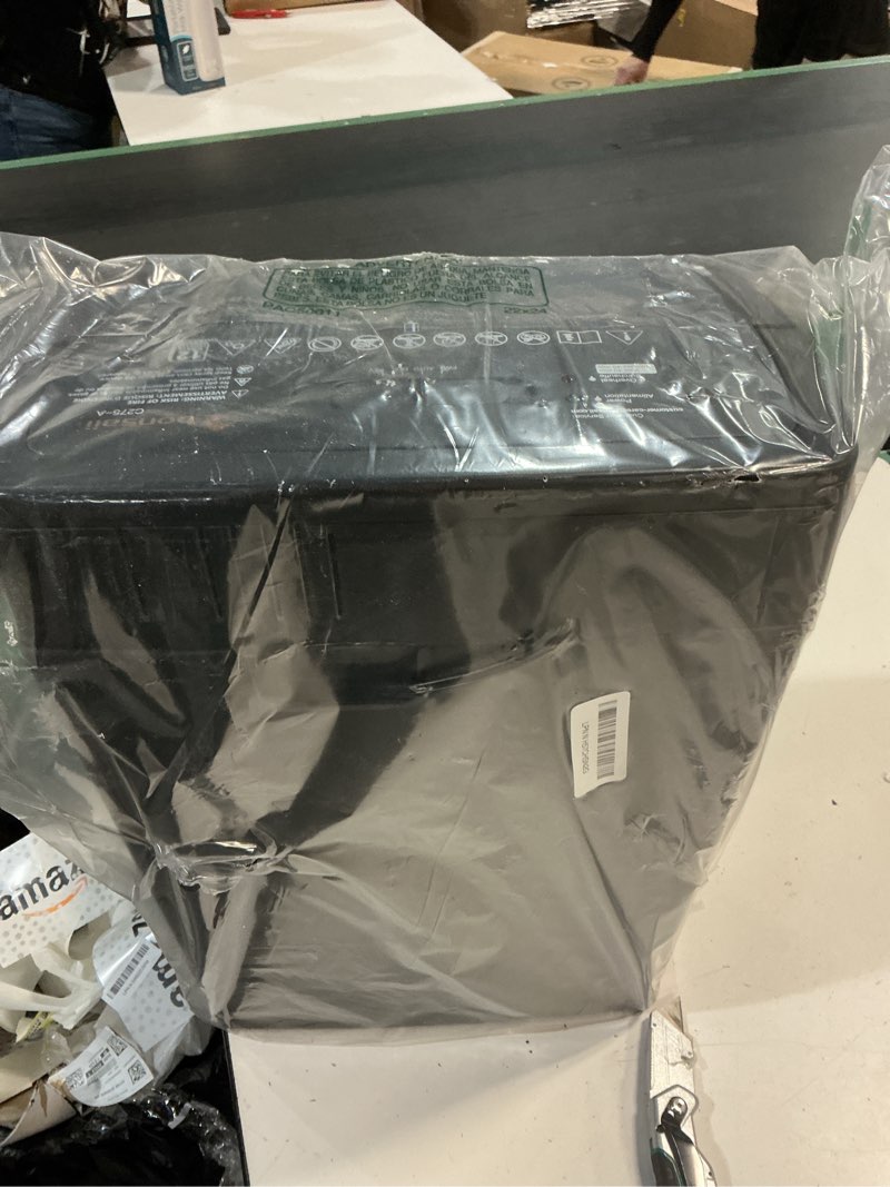 Condition photo showing Good Condition for bonsaii 12-sheet cross cut paper shredder, 5.5 gal home office heavy duty shredder for paper, credit card, mail, staples, with transparent window, high security level p-4 (c275-a) all black crosscut