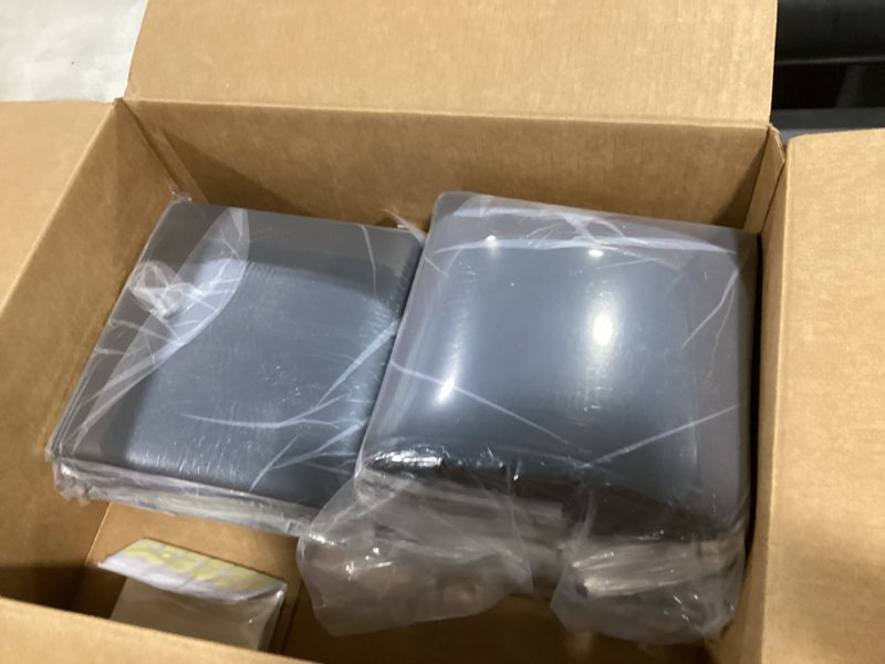 Condition photo showing As Is for focusound 120 pack acoustic foam panels 1\" x 12\" x 12\" sound proof foam panels soundproofing noise cancelling wedge panels for home office recoding studio with 600 pcs double-side adhesive