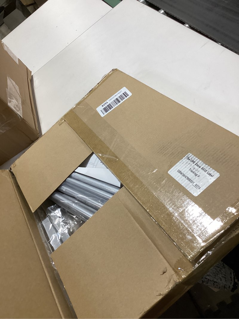 Condition photo showing New/Like New for Blanket Ladder Towel Rack, Wall Leaning Ladder Towel Rack Blanket Holder Rack Drying Rack, 4-Tier Blanket Ladders for Living Room Bathroom (Silver)