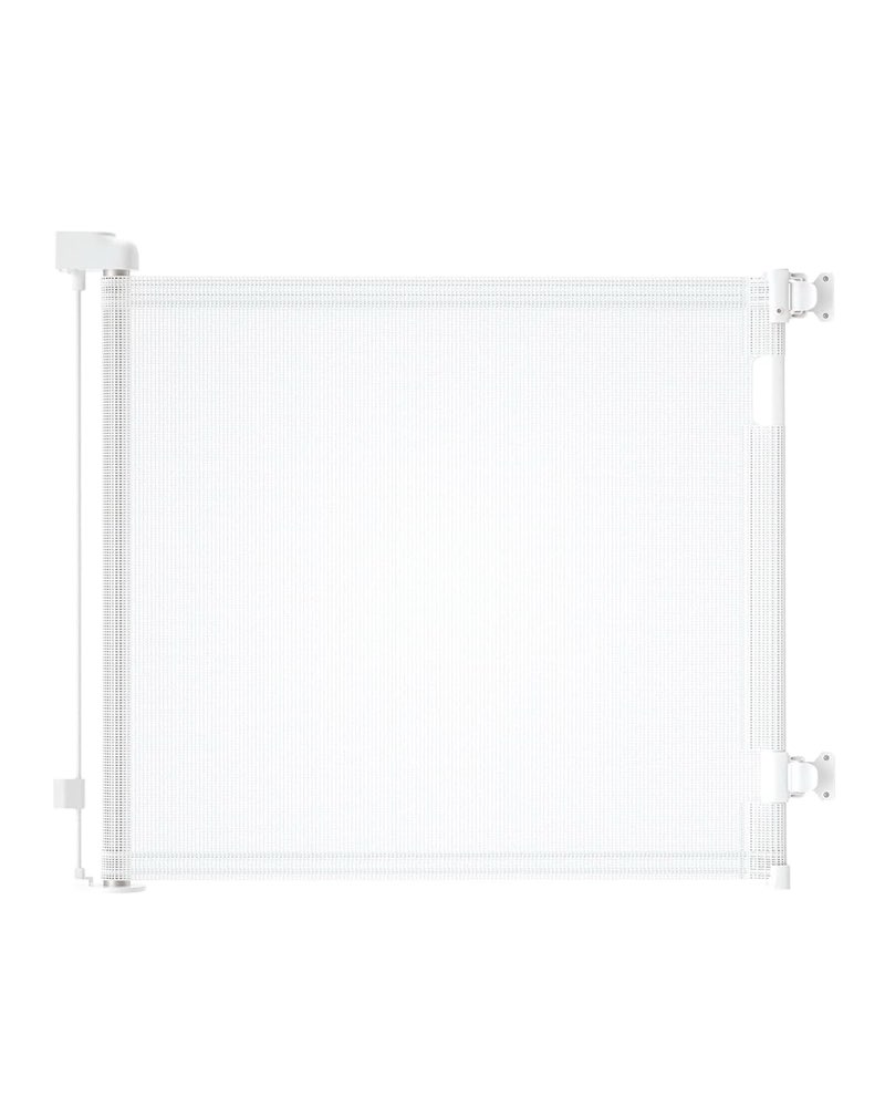 veraste retractable baby gate for doorways and stairs, mesh safety gate for pet, indoor & outdoor us