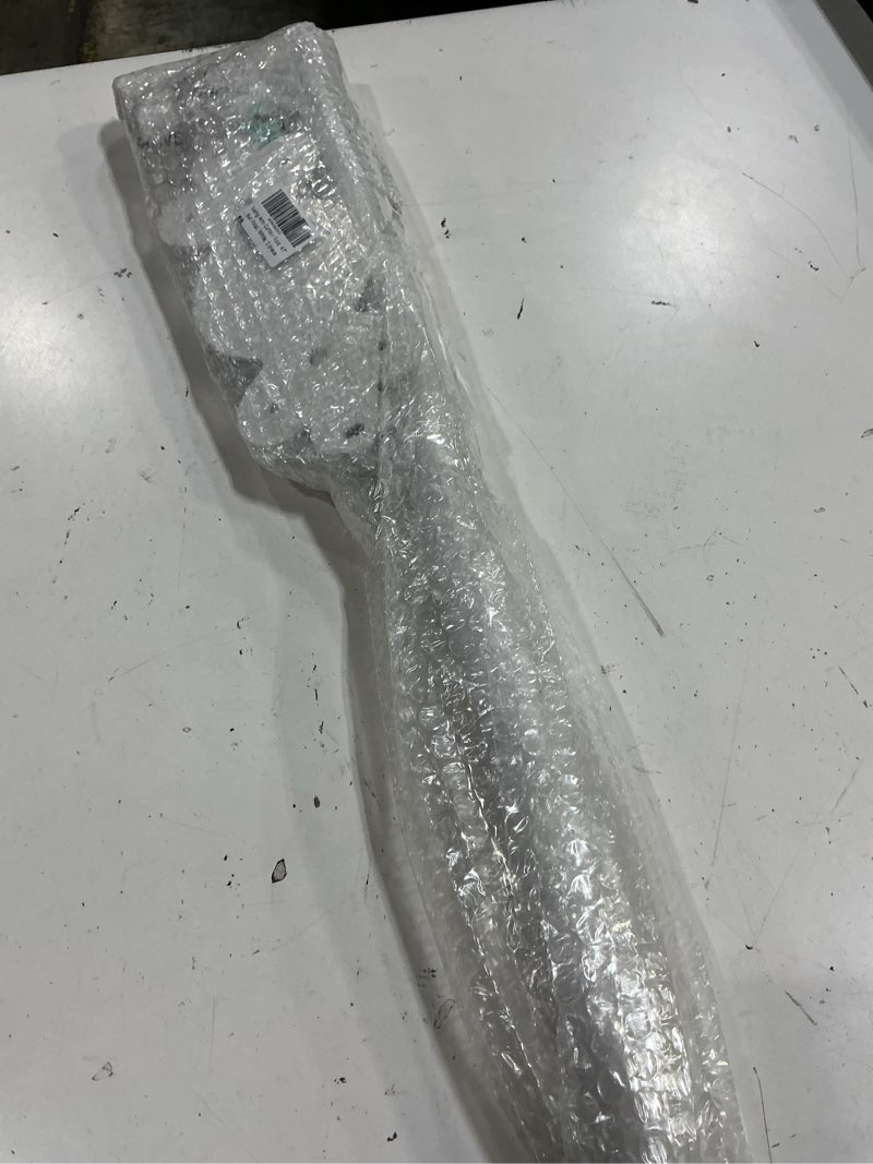 Condition photo showing New/Like New for swing arm curtain rod, 47'' long, 1.1'' diameter, rotate about 180 degrees, detachable ball finial, white, 1 piece 47.2in white