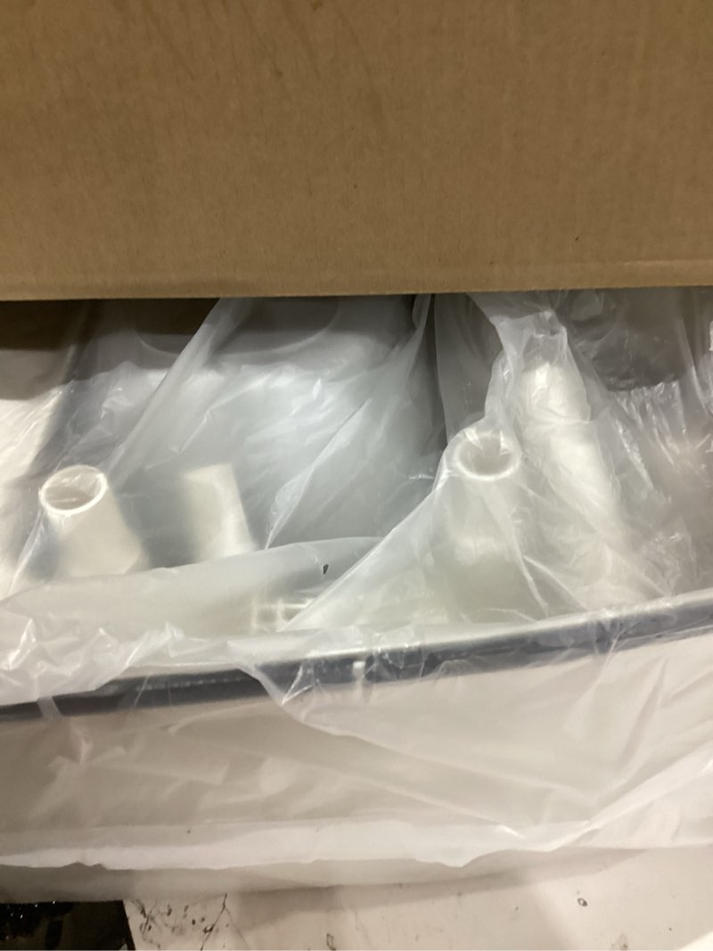 Condition photo showing As Is for Bedside Commodes for Seniors with 100 Liners and 50 Large Absorbent Pads, Potty Chair for adults and elderly with Detachable Armrest, 16.3" Seat Width, 500lbs Heavy Duty - Bedside Toilet for Senior