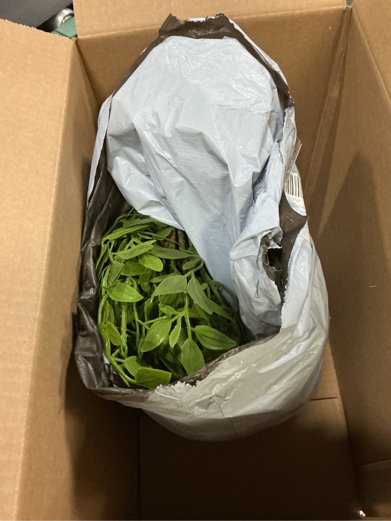 Condition photo showing Good Condition for 3Pcs Artificial Plant Leaves Bunches, 43.3 Inch Nandina Domestica Faux Greenery Branches Stems Leaves Spray Plastic Plants Branches for Vase Floral Arrangement Bouquets Greenery Decor