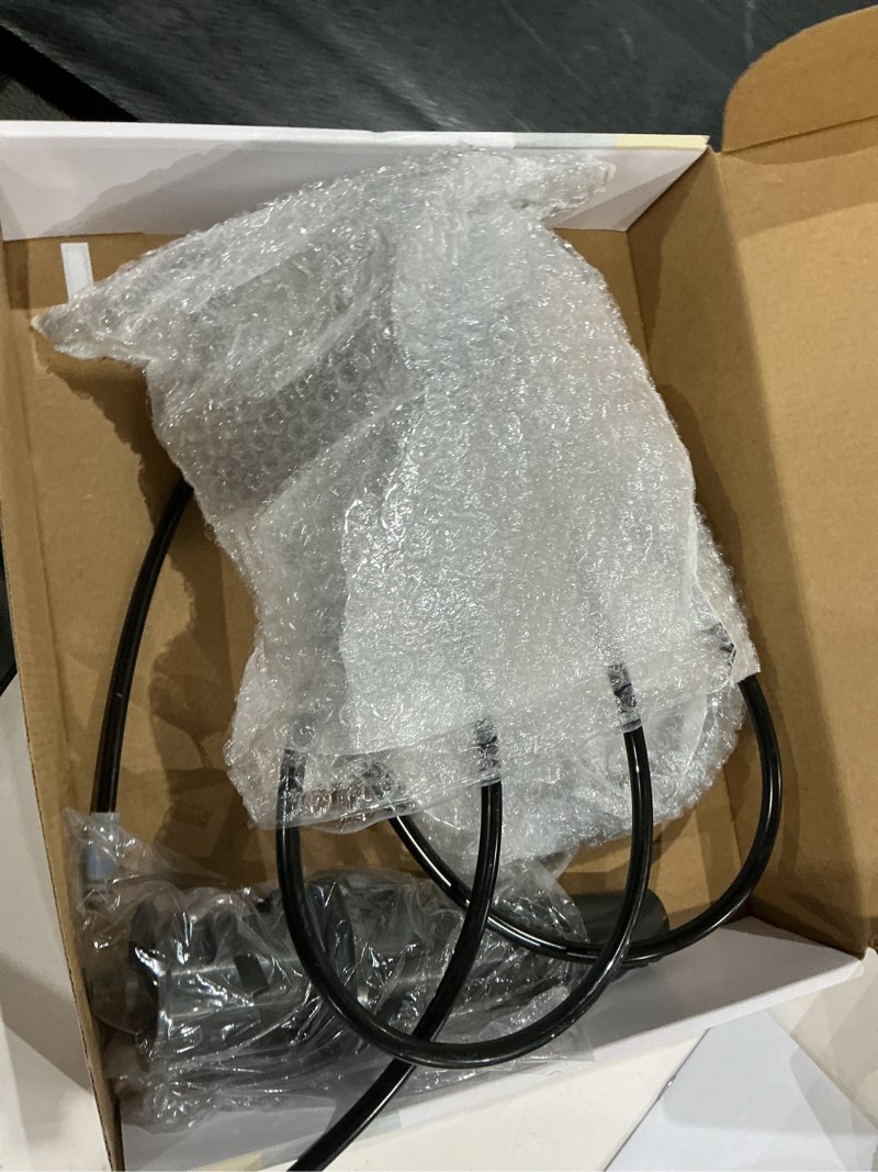 Condition photo showing As Is for delta faucet nicoli high arc centerset bathroom faucet, matte black 3-hole bathroom sink faucet, matte black 25749lf-bl