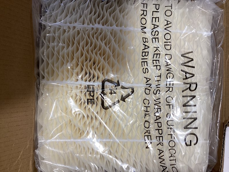Condition photo showing New/Like New for funmit 1043 super humidifier wick filter (2 pack) replacement for essick air aircare ep9500, ep9700, ep9800, ep9r500, ep9r800, 821000, 826000, 826800, 831000 bemis space saver 800 8000 humidifiers