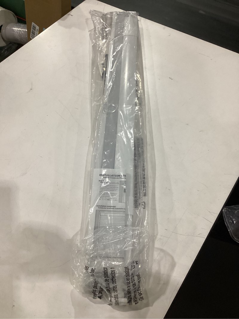 Condition photo showing Good Condition for lazblinds no tools no drill cordless cellular shades, blackout light blocking honeycomb shades for home, thermal insulation blinds for windows, 34" w x 36" h, white blackout-white 34" w x 36" h