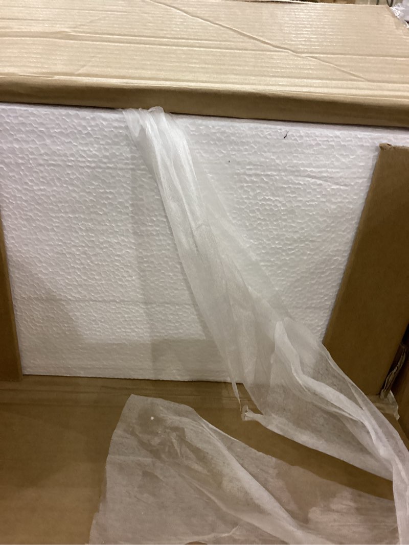 Condition photo showing New/Like New for Floating Nightstand Set of 2 Modern Night Stands with Drawer and Open Shelf Cubby Small Bedside End Table with Charging Station Wall Mounted Nightstands Set 2 for Bedroom Black