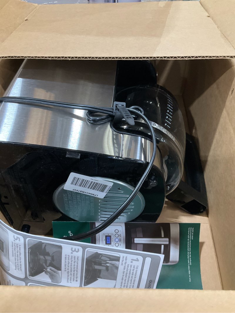 Condition photo showing As Is for Cuisinart 14-Cup Coffee Maker, Programmable PerfecTemp Glass Carafe Coffee Machine with 1-4 Cup Setting, Brew Strength Control and Pause, Stainless Steel, DCC-3200NAS 14-Cup Glass Stainless Steel