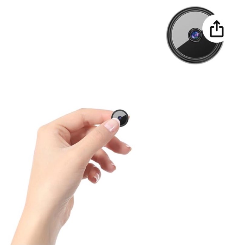rfawkng 1pcs only 0.9 inch hidden camera with audio/video mini small spy home indoor night vision