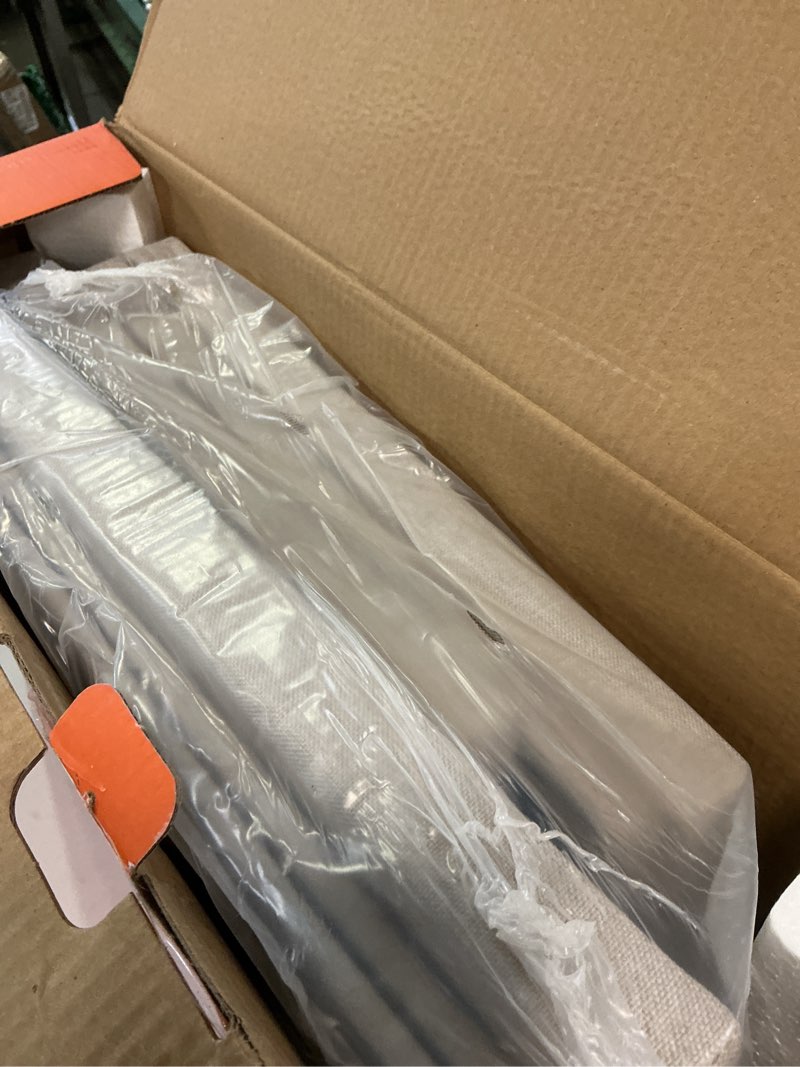 Condition photo showing New/Like New for dog stairs with storage 23" h, 4-step wider dog steps for high beds window, folding sturdy pet stairs gift for small/medium/large old dogs cat, ramp for climbing car up to 200 lbs, beige beige 4 steps no condo(43"d x 17"w x 23"h)