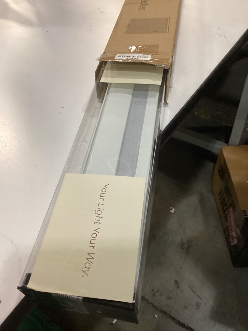 Condition photo showing New/Like New for allesin zen no drill blinds for windows blackout cordless cellular shades honeycomb blinds pull down, free stop easy install for home and office, blackout, white, 24" w x 36" h