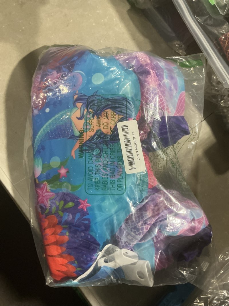 Condition photo showing Good Condition for aeocoo puddle float jumper 20-30-50-60-70 pounds, toddler swim vest for 1-3-5-6-9 years old, pool floats with swimming arm floaties swim jacket & water wings for kids swimmies, boys, girls, niños mermaid fit 1-3-5 years, 20-30-50 pounds