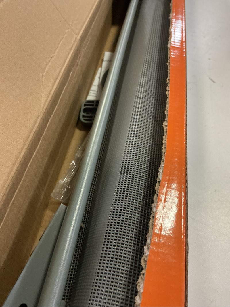 Condition photo showing Good Condition for Retractable Baby Gate for Stairs – 33” Height, Expands up to 55” Width – Safety Gate for Infants, Toddlers, Dogs & Pets – Easy Install, Secure Closure, Gray Mesh Design for Indoor & Outdoor Use