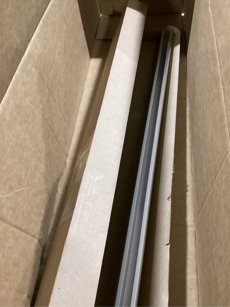 Condition photo showing Good Condition for Glass Shower Door Towel Bar 25" Bright Chrome Compatible with Alumax Basco Sliding Shower Door Handle Replacement with Silver Transparent Brackets,Fits Framed Shower/Tub Enclosure Doors Up to 26" Wide 25" Chrome Towel Bar