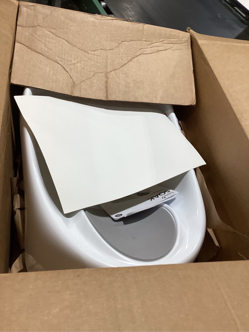 Condition photo showing Good Condition for boon soak 3 stage baby bathtub - baby bath tub with three support positions for newborn to toddlers - color changing drain plug for ideal bath temperature - gray - ages 0 to 18 months and up white 1 count (pack of 1)